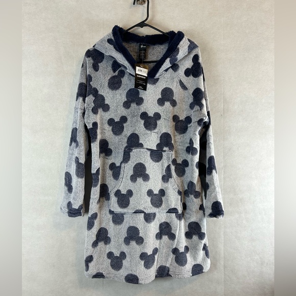Disney Pajama launcher Sherpa pull over size Medium Hoodie NWT cozy&warm - Picture 3 of 9